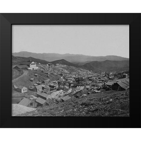 Gold Hill-Nevada Black Modern Wood Framed Art Print by OSullivan, Timothy H