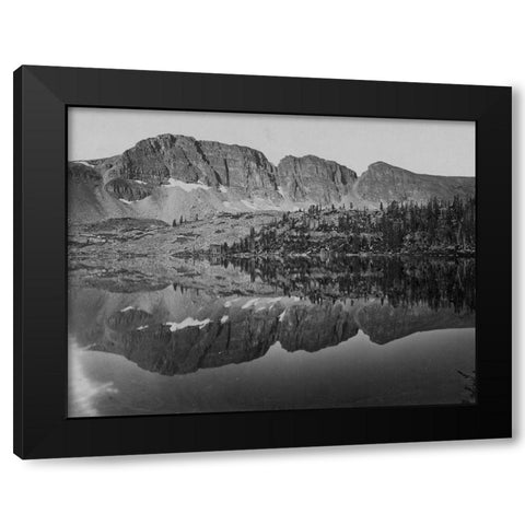 Lake Lall-Uinta Mountains-Utah Black Modern Wood Framed Art Print by OSullivan, Timothy H