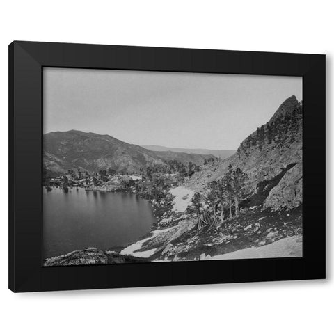 Lake Marian-Humboldt-Nevada Black Modern Wood Framed Art Print with Double Matting by OSullivan, Timothy H