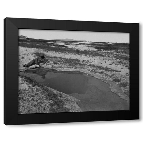 Hot Spring-Ruby Valley-Nevada Black Modern Wood Framed Art Print with Double Matting by OSullivan, Timothy H