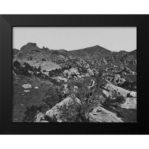 City of Rocks-Idaho Black Modern Wood Framed Art Print by OSullivan, Timothy H