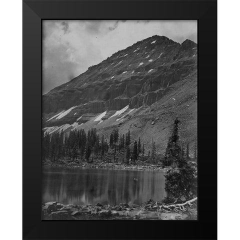 Mt. Agassiz-Uinta Mountains-Utah Black Modern Wood Framed Art Print by OSullivan, Timothy H