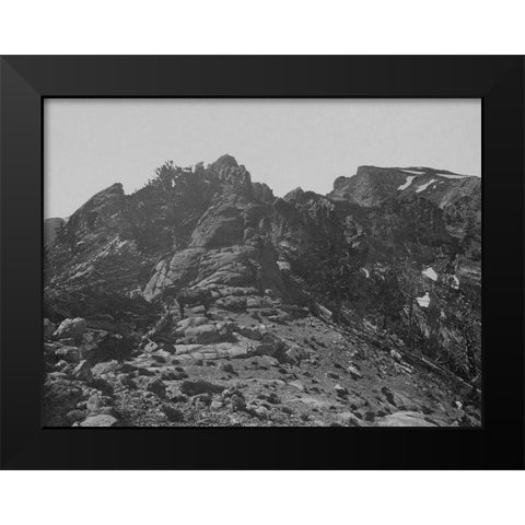 Summit-Humboldt Mountains-Nevada Black Modern Wood Framed Art Print by OSullivan, Timothy H