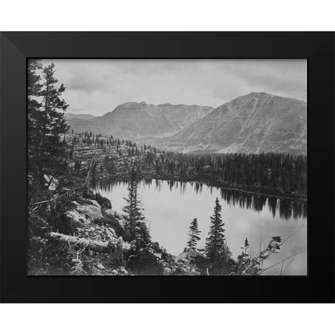 Lake Lall-Uinta Mountains-Utah Black Modern Wood Framed Art Print by OSullivan, Timothy H