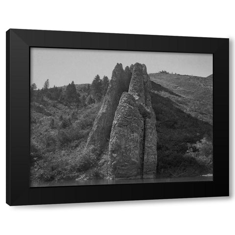 Devils Slide-Utah Black Modern Wood Framed Art Print with Double Matting by OSullivan, Timothy H