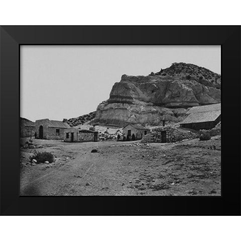 Water rhyolites-near Logan Springs-Nevada Black Modern Wood Framed Art Print by OSullivan, Timothy H