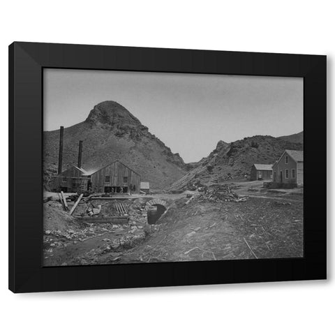 Sugar Loaf-Washoe-Nevada Black Modern Wood Framed Art Print by OSullivan, Timothy H