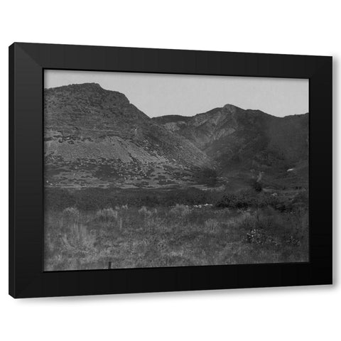 Wahsatch near Ogden-Utah Black Modern Wood Framed Art Print with Double Matting by OSullivan, Timothy H