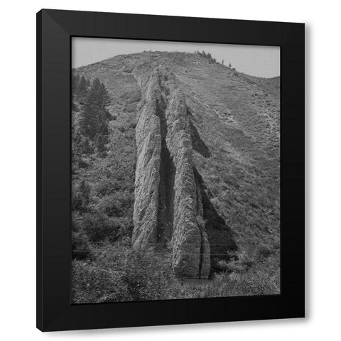 Devils Slide-Utah Black Modern Wood Framed Art Print by OSullivan, Timothy H