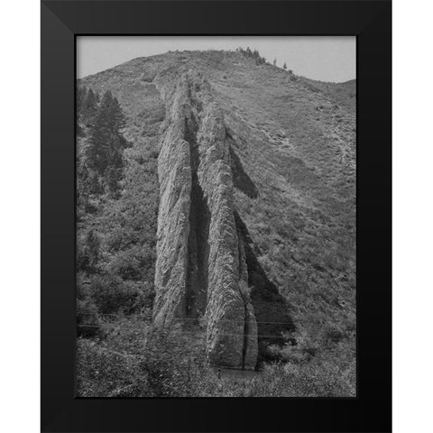 Devils Slide-Utah Black Modern Wood Framed Art Print by OSullivan, Timothy H