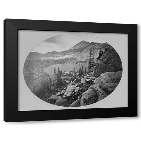 Lake Lall-Uinta Mountains-Utah Black Modern Wood Framed Art Print by OSullivan, Timothy H