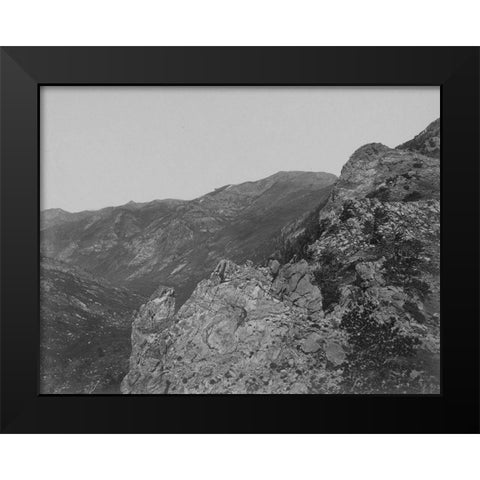 Summit-Humboldt Mountains-Nevada Black Modern Wood Framed Art Print by OSullivan, Timothy H