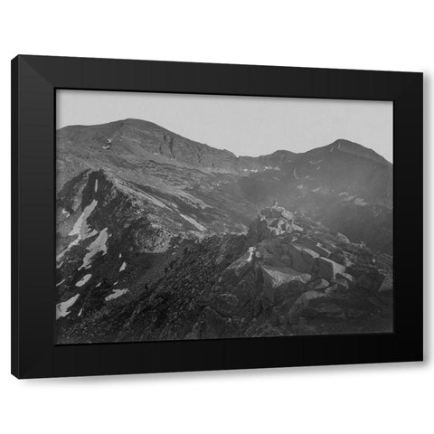 In the Humboldt Mountains-Nevada Black Modern Wood Framed Art Print by OSullivan, Timothy H