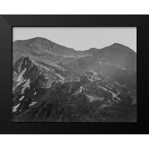 In the Humboldt Mountains-Nevada Black Modern Wood Framed Art Print by OSullivan, Timothy H