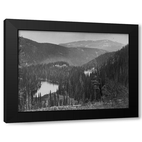 Lost lakes near Meigs Peak-Colorado Black Modern Wood Framed Art Print by OSullivan, Timothy H