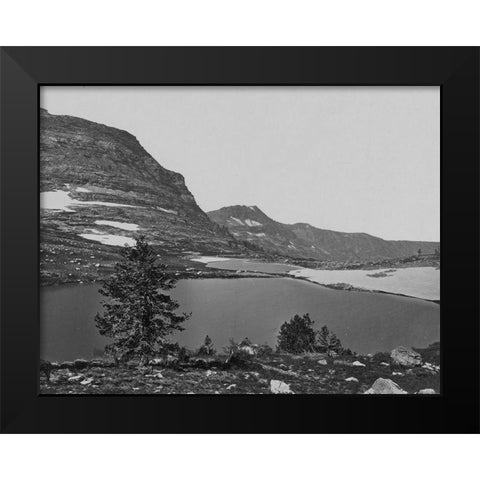 Upland Lake-Humboldt Mountains-Nevada Black Modern Wood Framed Art Print by OSullivan, Timothy H