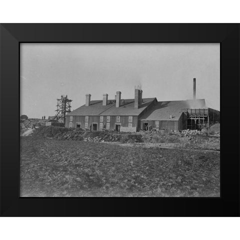 Smelting works-Oreana-Nevada Black Modern Wood Framed Art Print by OSullivan, Timothy H