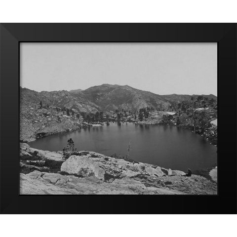 Lake Marian-Humboldt Mountains-Nevada Black Modern Wood Framed Art Print by OSullivan, Timothy H