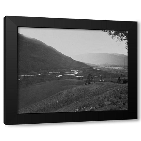 View near head of Conejos River-Colorado Black Modern Wood Framed Art Print with Double Matting by OSullivan, Timothy H