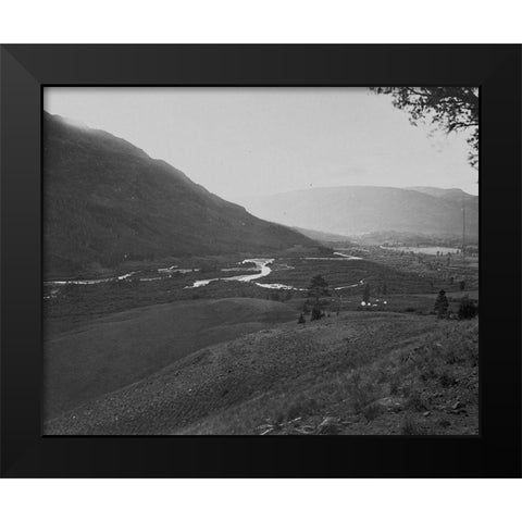 View near head of Conejos River-Colorado Black Modern Wood Framed Art Print by OSullivan, Timothy H