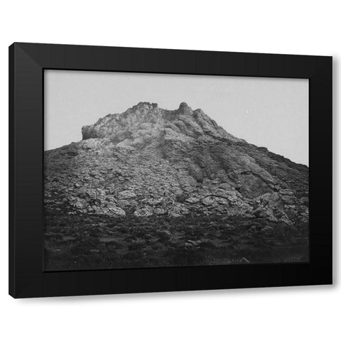 Top of Anaho Island Pyramid Lake-Nevada Black Modern Wood Framed Art Print with Double Matting by OSullivan, Timothy H