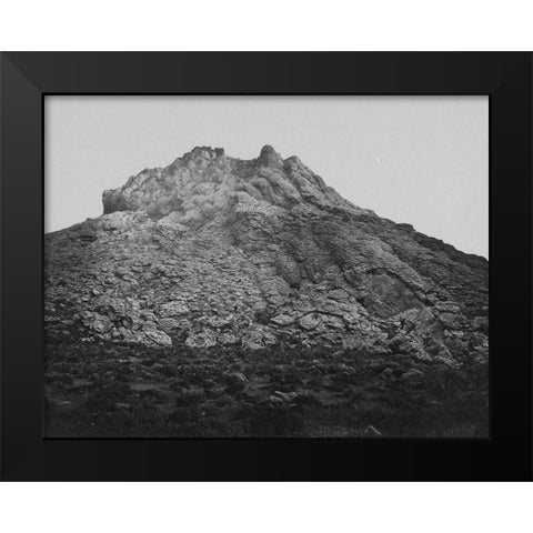 Top of Anaho Island Pyramid Lake-Nevada Black Modern Wood Framed Art Print by OSullivan, Timothy H