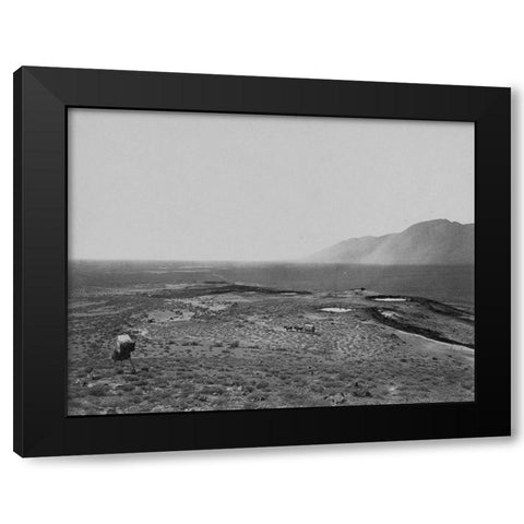 Sou Springs-Pah Ute Range-Nevada Black Modern Wood Framed Art Print by OSullivan, Timothy H