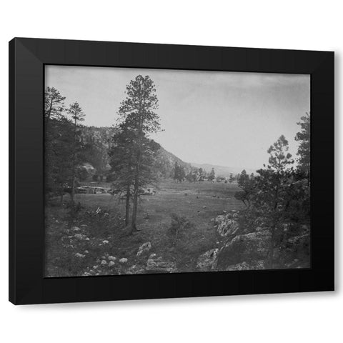 Cooleys Park-Sierra Blanca Range-Arizona Black Modern Wood Framed Art Print by OSullivan, Timothy H