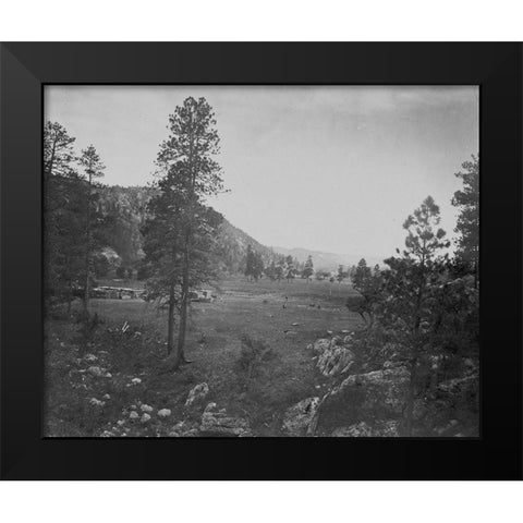 Cooleys Park-Sierra Blanca Range-Arizona Black Modern Wood Framed Art Print by OSullivan, Timothy H