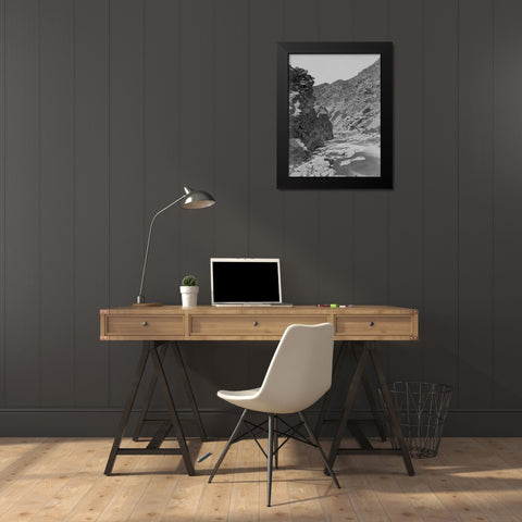 Devils Gate-Weber River-Utah Black Modern Wood Framed Art Print by OSullivan, Timothy H