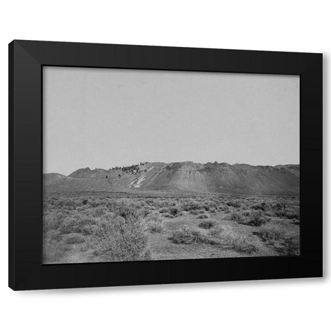 Extinct volcano-Mono Lake-Calafornia Black Modern Wood Framed Art Print with Double Matting by OSullivan, Timothy H