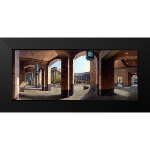 Washington Chronicle VII Black Modern Wood Framed Art Print by Wang, John Z.