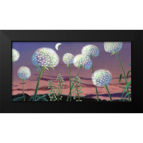 Fairland Trio II Black Modern Wood Framed Art Print by Wang, John Z.