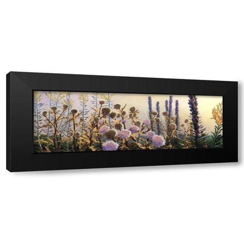 Fairland Trio III Black Modern Wood Framed Art Print by Wang, John Z.