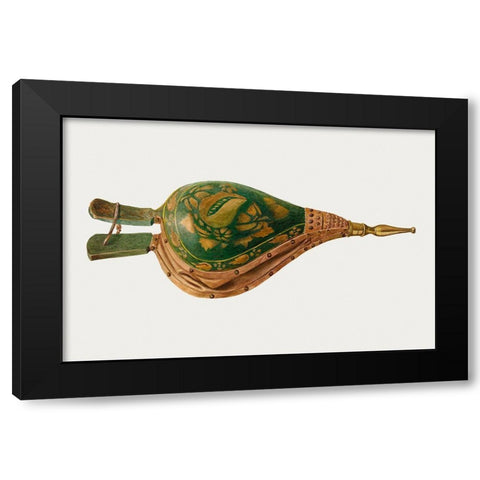 Bellows 1941 Black Modern Wood Framed Art Print by Milto, Florence