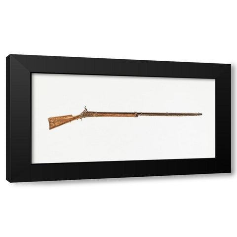 Gun 1938 Black Modern Wood Framed Art Print with Double Matting by Bartz, Eugene