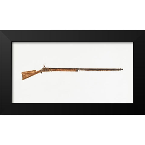 Gun 1938 Black Modern Wood Framed Art Print by Bartz, Eugene