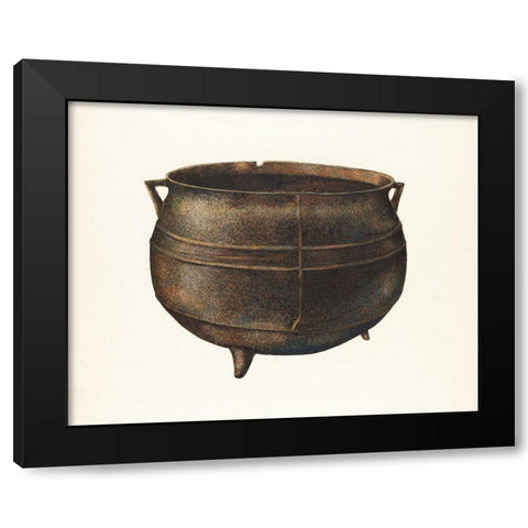 Kettle 1940 Black Modern Wood Framed Art Print by Albritton