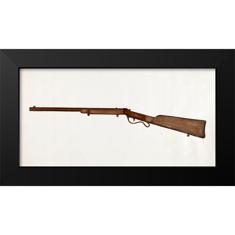 Rifle 1937 Black Modern Wood Framed Art Print by Robinson, LeRoy