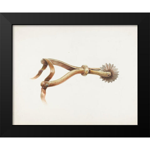 Spur 1936 Black Modern Wood Framed Art Print by Transpota, Gerald