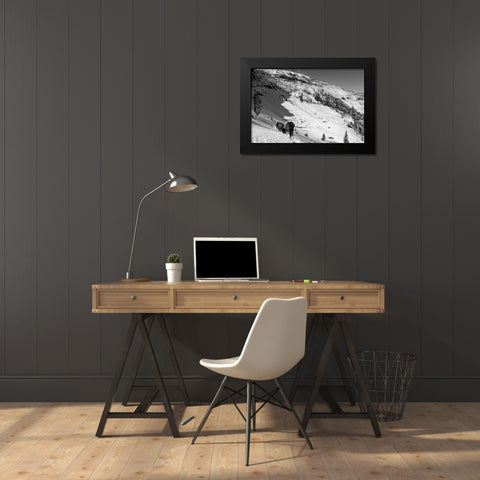 Cougar Basin Payette Black Modern Wood Framed Art Print by Lutz, Jesse