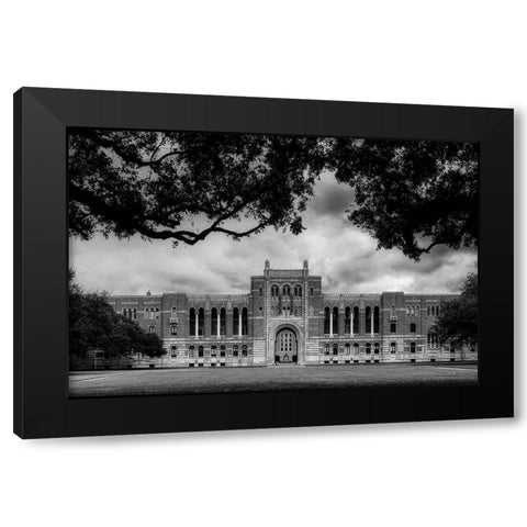Rice University-Houston-Texas Black Modern Wood Framed Art Print by Texas Picture Archive