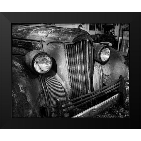 Old-Rusted Truck Black Modern Wood Framed Art Print by Highsmith, Carol