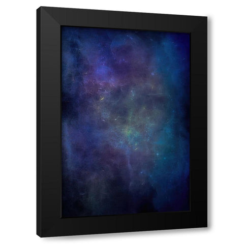Background Radiation Black Modern Wood Framed Art Print by Alpenglow Workshop