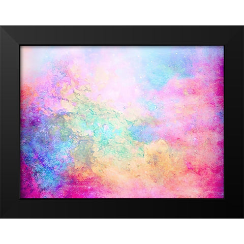 Celestial Wonders Black Modern Wood Framed Art Print by Alpenglow Workshop