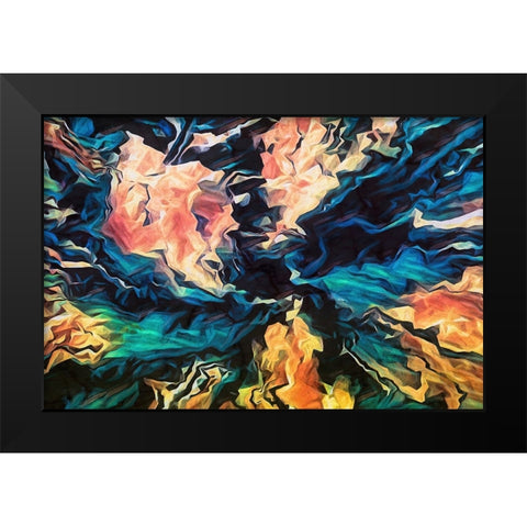 Cygnus x - 1 Black Modern Wood Framed Art Print by Alpenglow Workshop