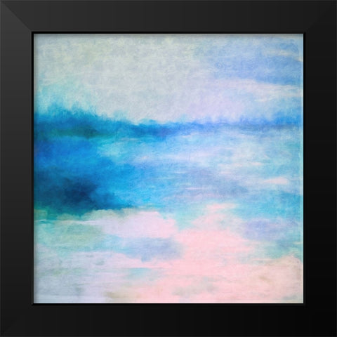 Daybreak Salutation Black Modern Wood Framed Art Print by Alpenglow Workshop