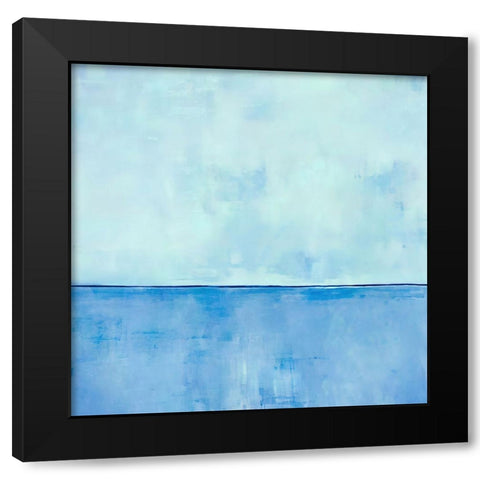 Divided Lands Black Modern Wood Framed Art Print with Double Matting by Alpenglow Workshop