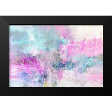 Fading Lilacs Black Modern Wood Framed Art Print by Alpenglow Workshop
