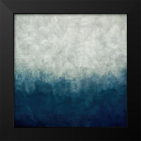 Fathomless Depths Black Modern Wood Framed Art Print by Alpenglow Workshop